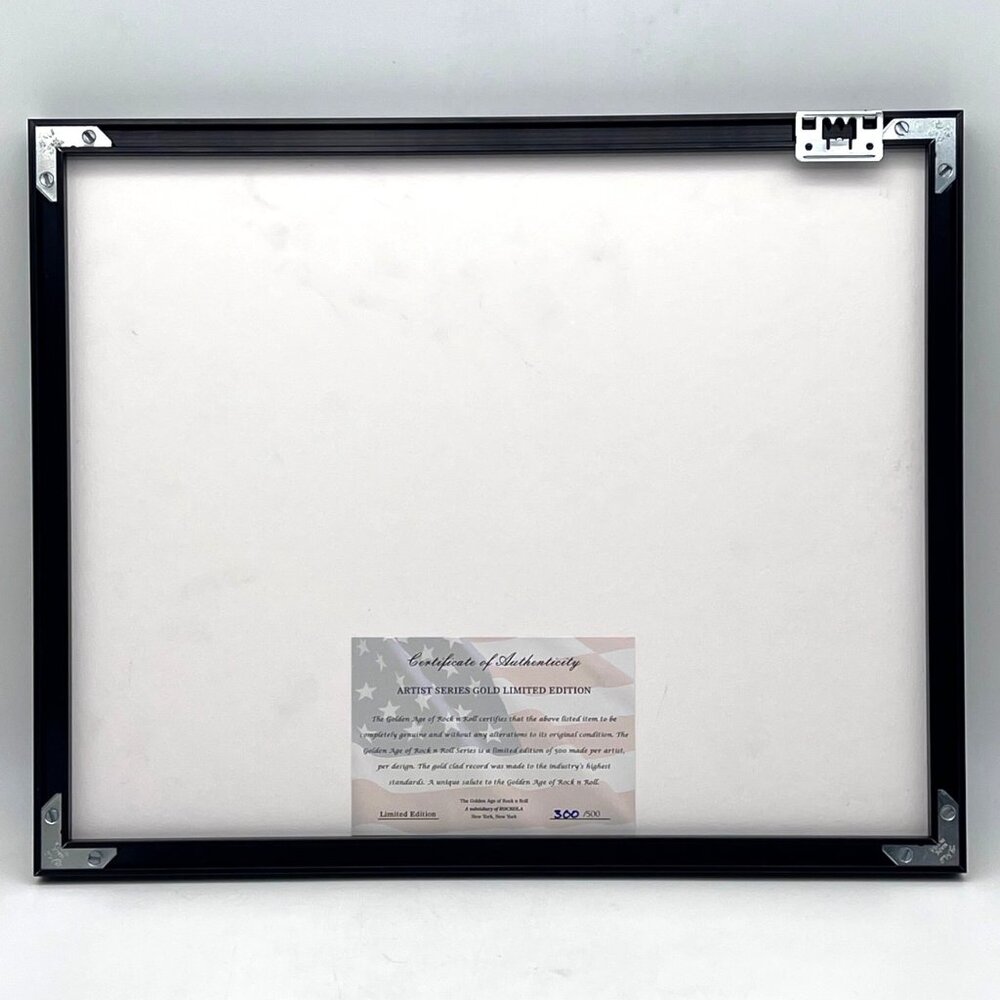 Huey Lewis & The News Hip To Be Square 24kt Gold Record Golden Age Rock N Roll - Picture 5 of 13